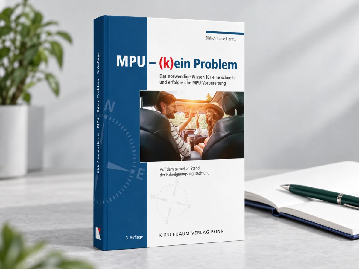 MPU – (k)ein Problem, dritte Auflage, mit Notizbuch und Stift